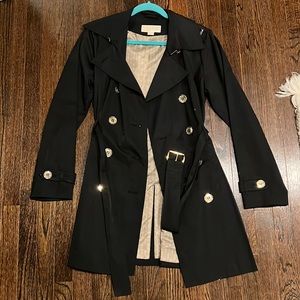 Michael Kors women’s black trench coat